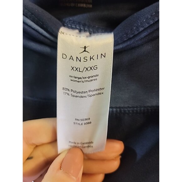 Danskin Womans Blue Tie Dye Leggings Pants. Pockets. Plus Size XXL. - Picture 7 of 10